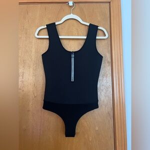 BCBG black body suit with adjustable zipper